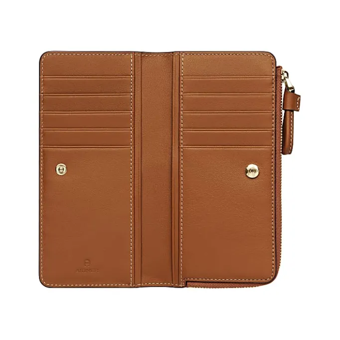 Aigner Wallets-AMBRA bill and card case cognac brown