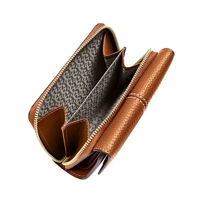 Aigner Wallets-AMBRA combination wallet cognac brown