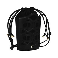 Aigner Leather Accessories-AZURRA phone pouch black