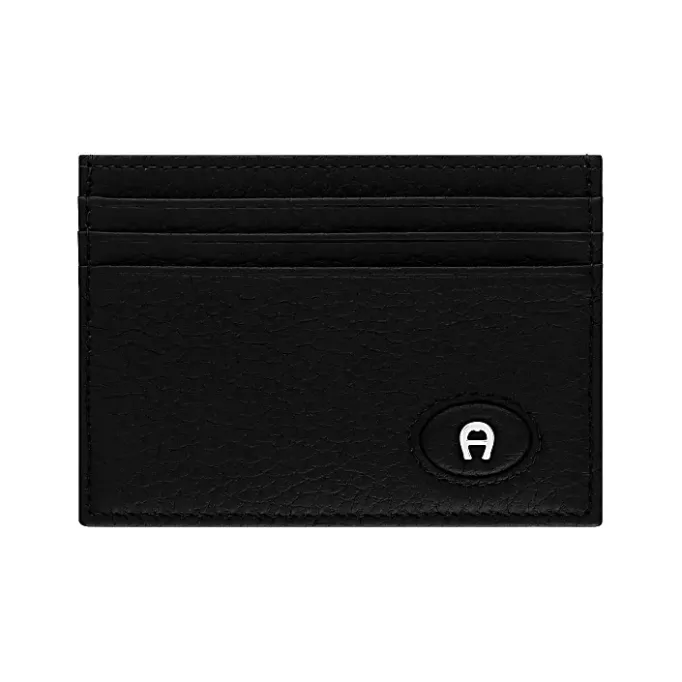 Aigner Wallets-BASICS card case black