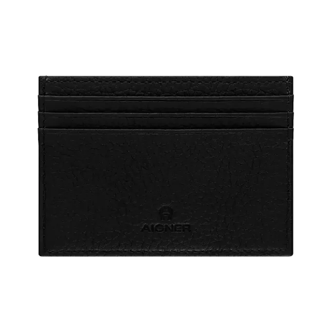 Aigner Wallets-BASICS card case black