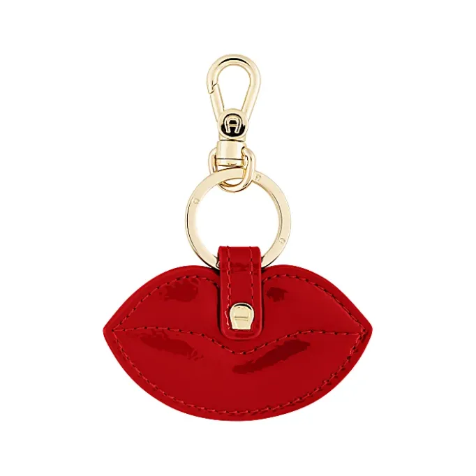 Aigner Keychains & Key Cases-Bisou key fob lipstick red
