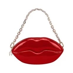 Aigner Leather Accessories-Bisou Pouch lipstick red