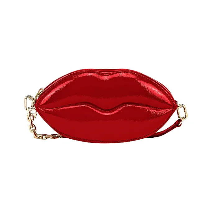 Aigner Leather Accessories-Bisou Pouch lipstick red