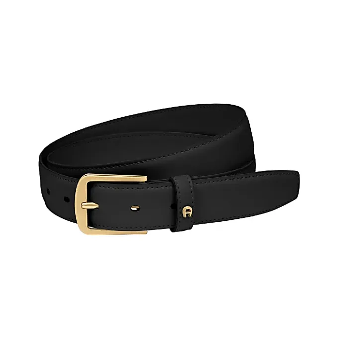 Aigner Belts-Business Belt 3 cm black