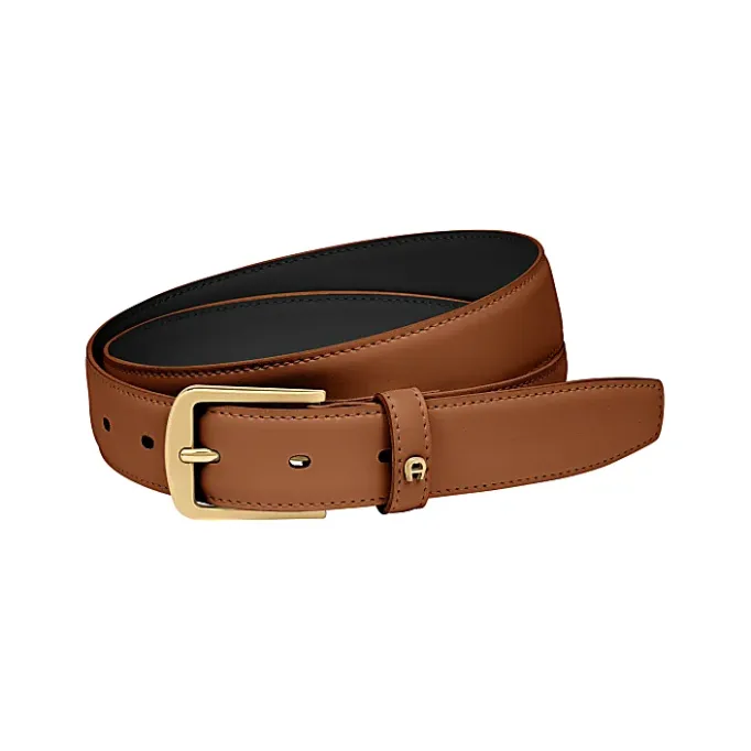 Aigner Belts-Business Belt 3 cm cognac brown