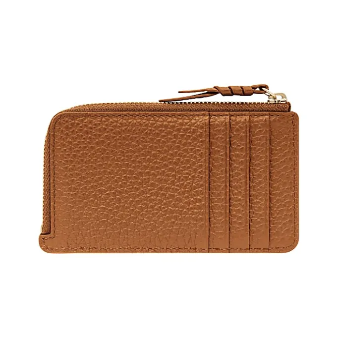 Aigner Wallets-Carré Soft card case cognac brown