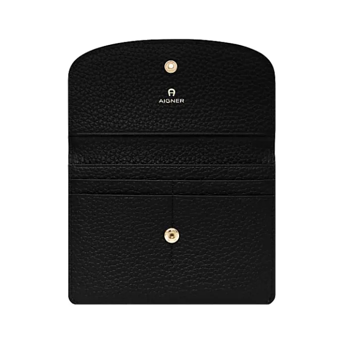 Aigner Wallets-Carré Soft card case black