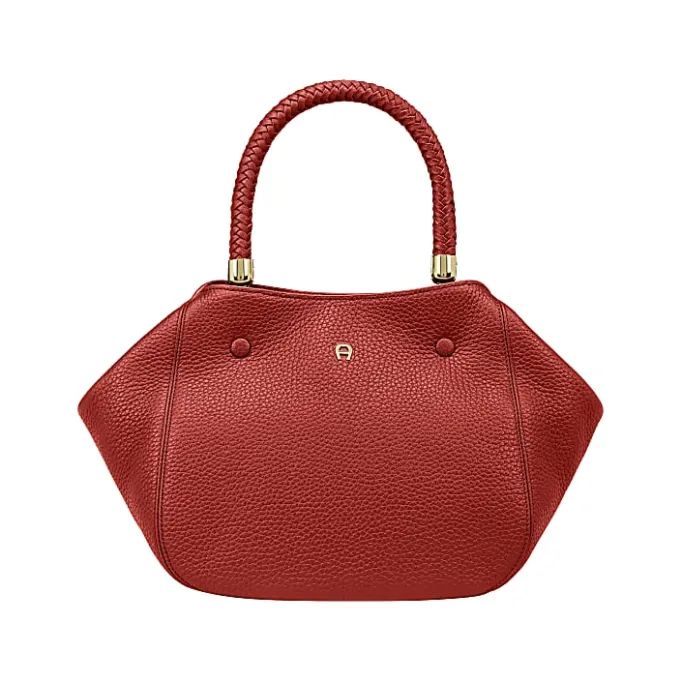 Aigner Bags-Carré Soft handbag M burnt red