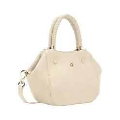 Aigner Bags-Carré Soft handbag S macadamia white