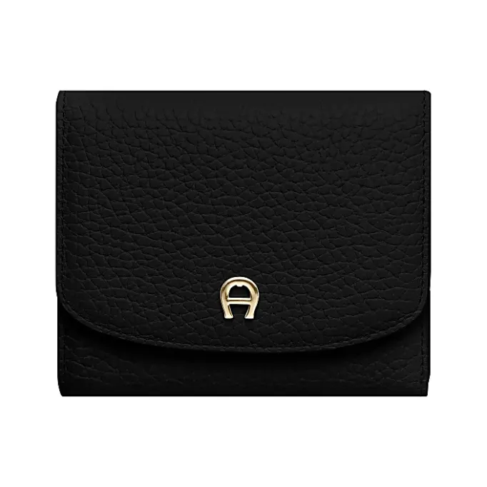 Aigner Wallets-CARRÉ SOFT wallet black