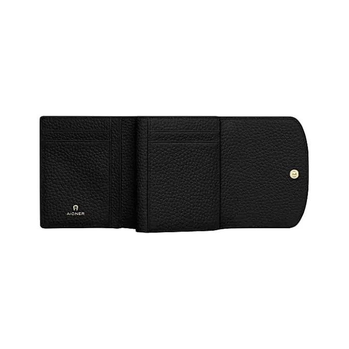 Aigner Wallets-CARRÉ SOFT wallet black