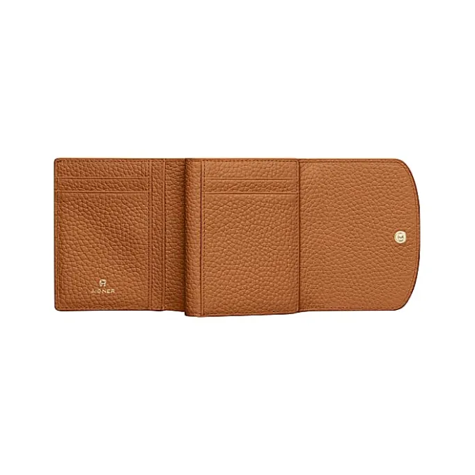 Aigner Wallets-CARRÉ SOFT wallet cognac brown