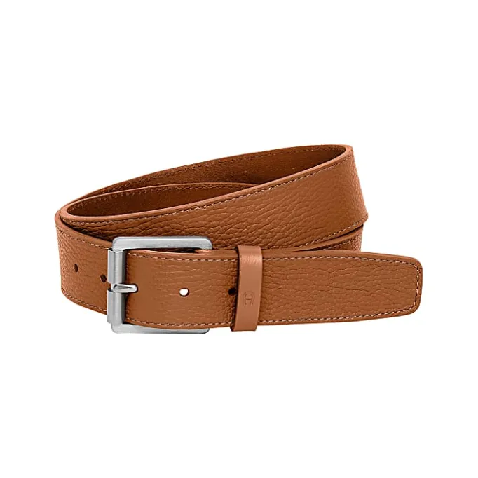 Aigner Belts-Casual Belt 4 cm cognac brown