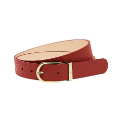 Aigner Belts-Casual Belt 3 cm burnt red