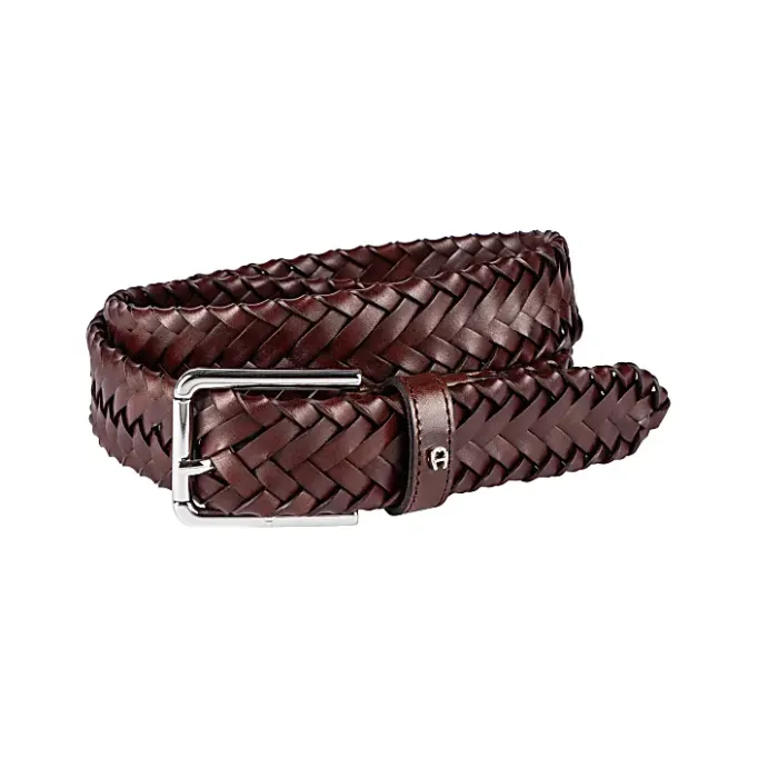 Aigner Belts-Casual belt 3.5 cm mahogany