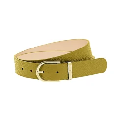 Aigner Belts-Casual Belt 3 cm Golden Olive