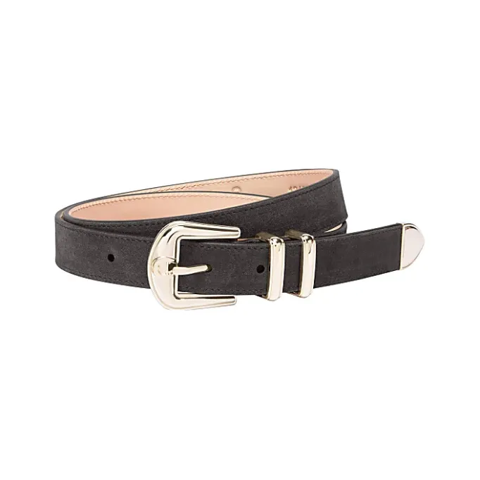 Aigner Belts-Casual belt 2.5 cm night grey