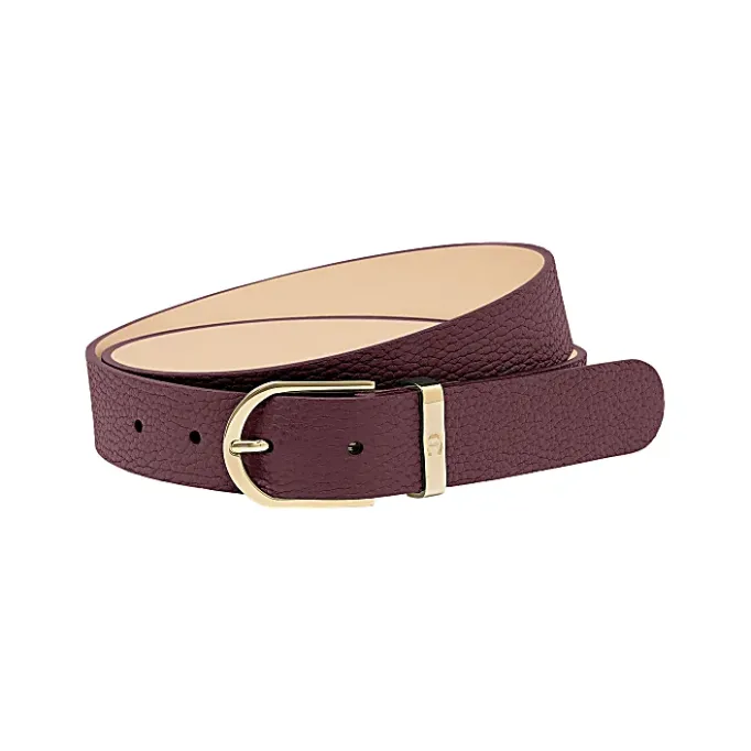 Aigner Belts-Casual Belt 3 cm port red