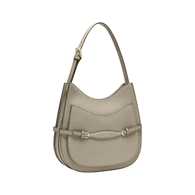 Aigner Bags-Cavallo hobo bag M alpaca beige