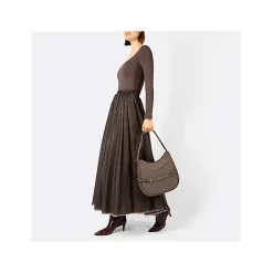 Aigner Bags-Cavallo hobo bag M alpaca beige