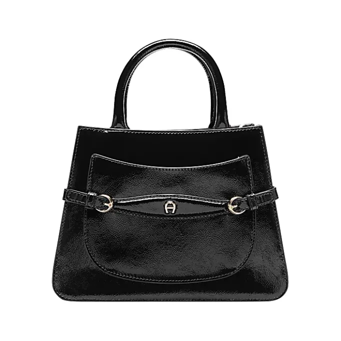 Aigner Bags-Cavallo Lacca handbag M black
