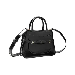 Aigner Bags-Cavallo Lacca handbag M black