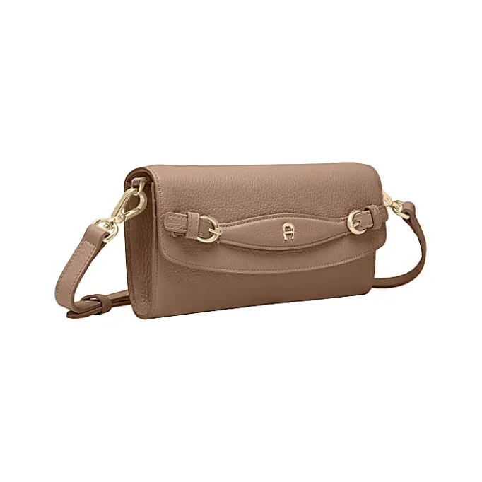 Aigner Leather Accessories-CAVALLO Wallet on chain Oat Beige