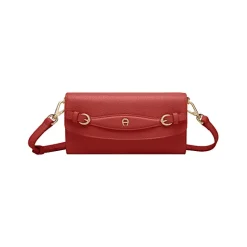 Aigner Leather Accessories-CAVALLO Wallet on chain burnt red