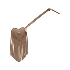Aigner Leather Accessories-CIONDOLLINI pendant Heart Frangia Oat Beige