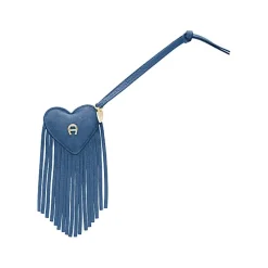 Aigner Leather Accessories-CIONDOLLINI pendant Heart Frangia Porcelain Blue