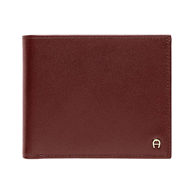 Aigner Wallets-COMBINATION WALLET antic red