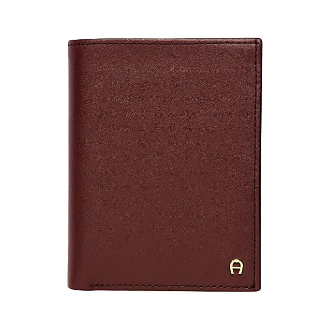 Aigner Wallets-COMBINATION WALLET antic red