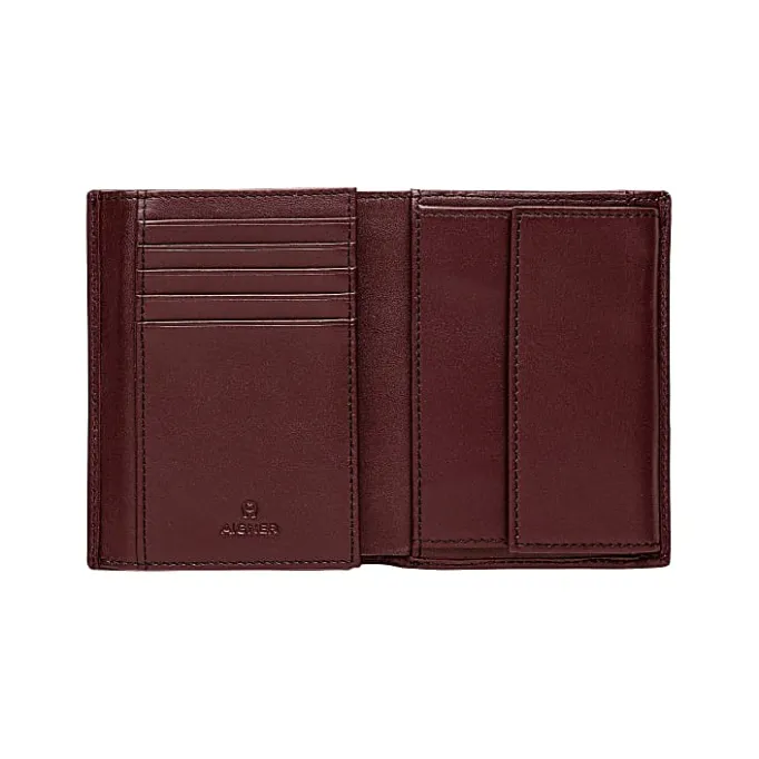 Aigner Wallets-COMBINATION WALLET antic red
