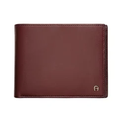 Aigner Wallets-COMBINATION WALLET antic red