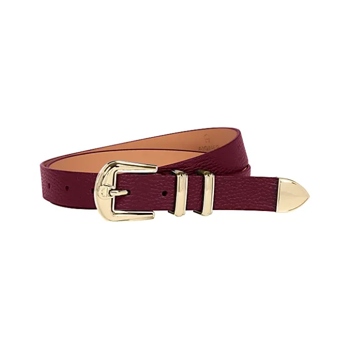 Aigner Belts-Cybill belt 2.5 cm burgundy