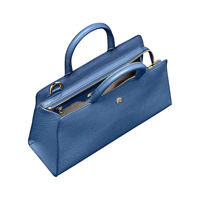 Aigner Bags-Cybill Handbag Stretch M Porcelain Blue