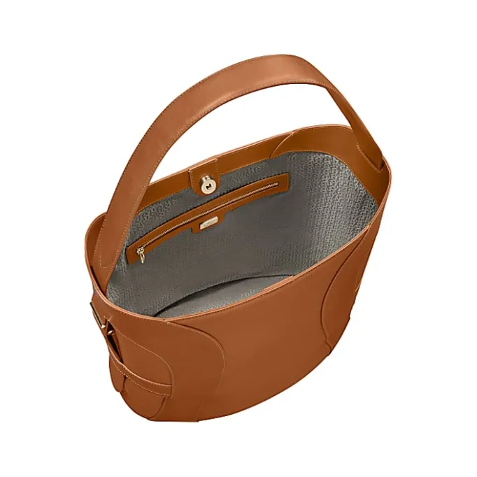Aigner Bags-DEBORAH Hobo Bag L cognac brown