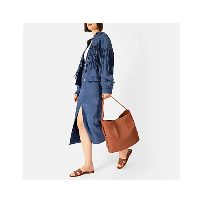 Aigner Bags-DEBORAH Hobo Bag L cognac brown