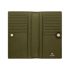 Aigner Wallets-Delia bill and card case dark olive