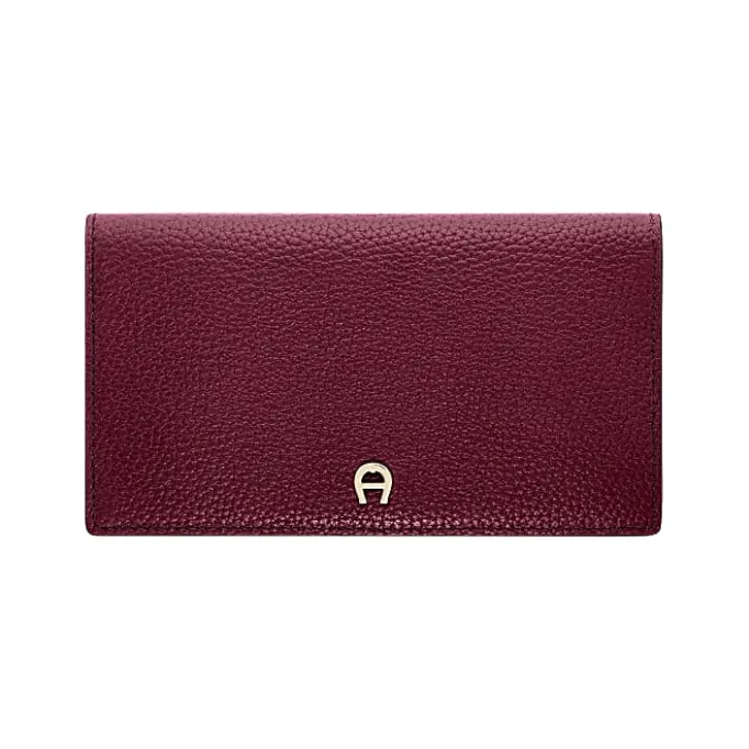 Aigner Wallets-Delia bill and card case burgundy