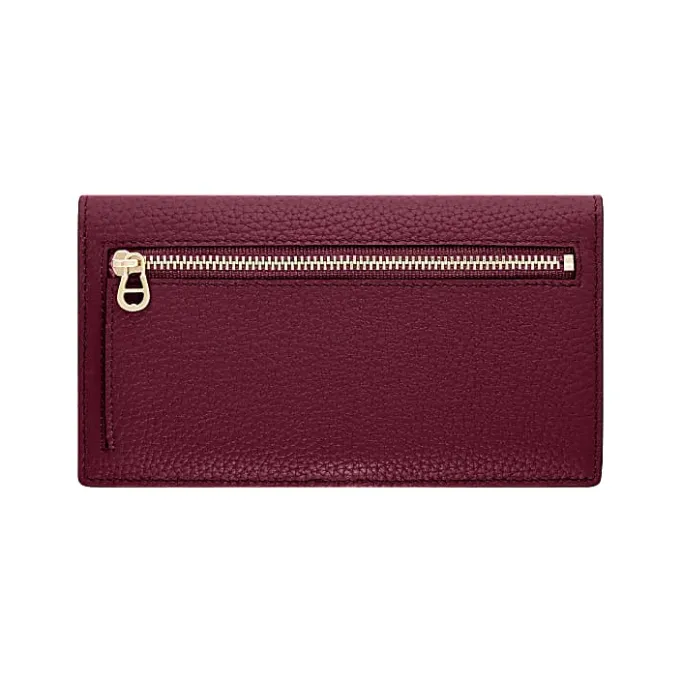 Aigner Wallets-Delia bill and card case burgundy