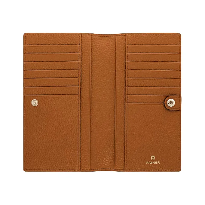 Aigner Wallets-Delia bill and card case cognac brown