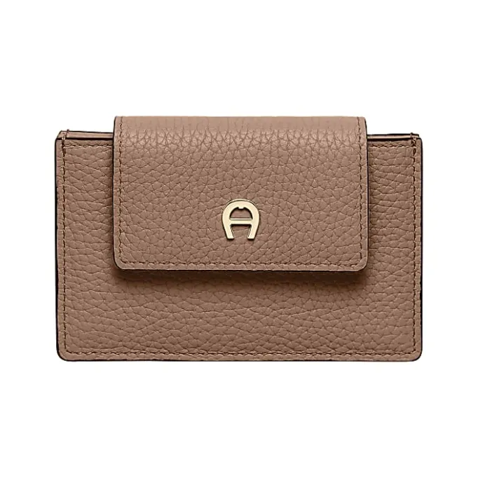 Aigner Wallets-Delia Card Case Oat Beige