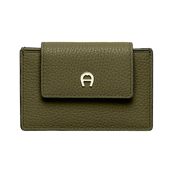 Aigner Wallets-Delia Card Case dark olive