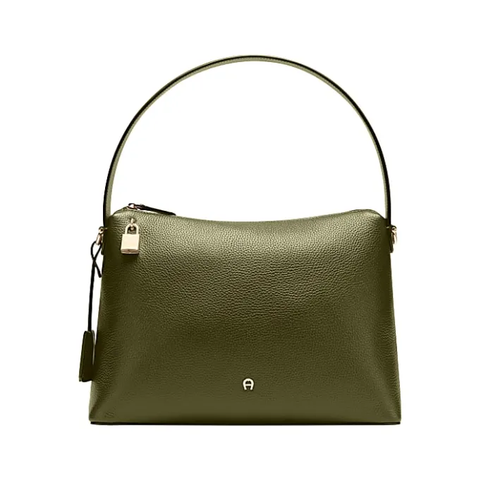Aigner Bags-Delia hobo bag M dark olive