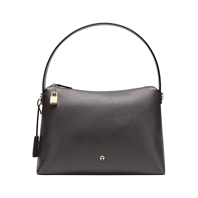 Aigner Bags-Delia hobo bag M night grey