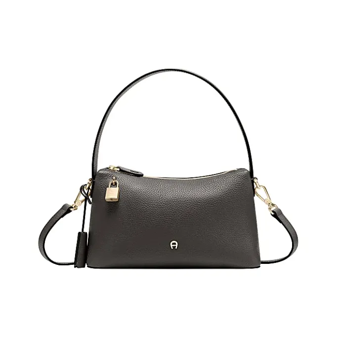 Aigner Bags-Delia hobo bag S night grey