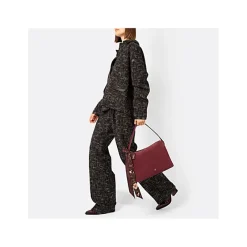 Aigner Bags-Delia Suede hobo bag M night grey