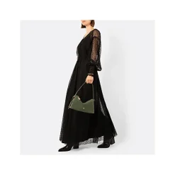 Aigner Bags-Delia Suede hobo bag S dark olive
